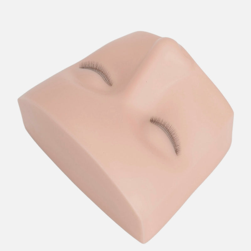 Realistic lash mannequin head