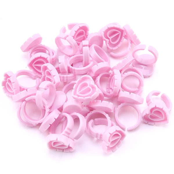 Heart Glue Rings